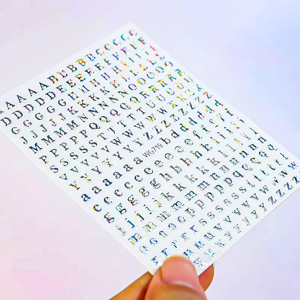CHANGAR nail stickers with tweezers demonstrate easy application for DIY nails.