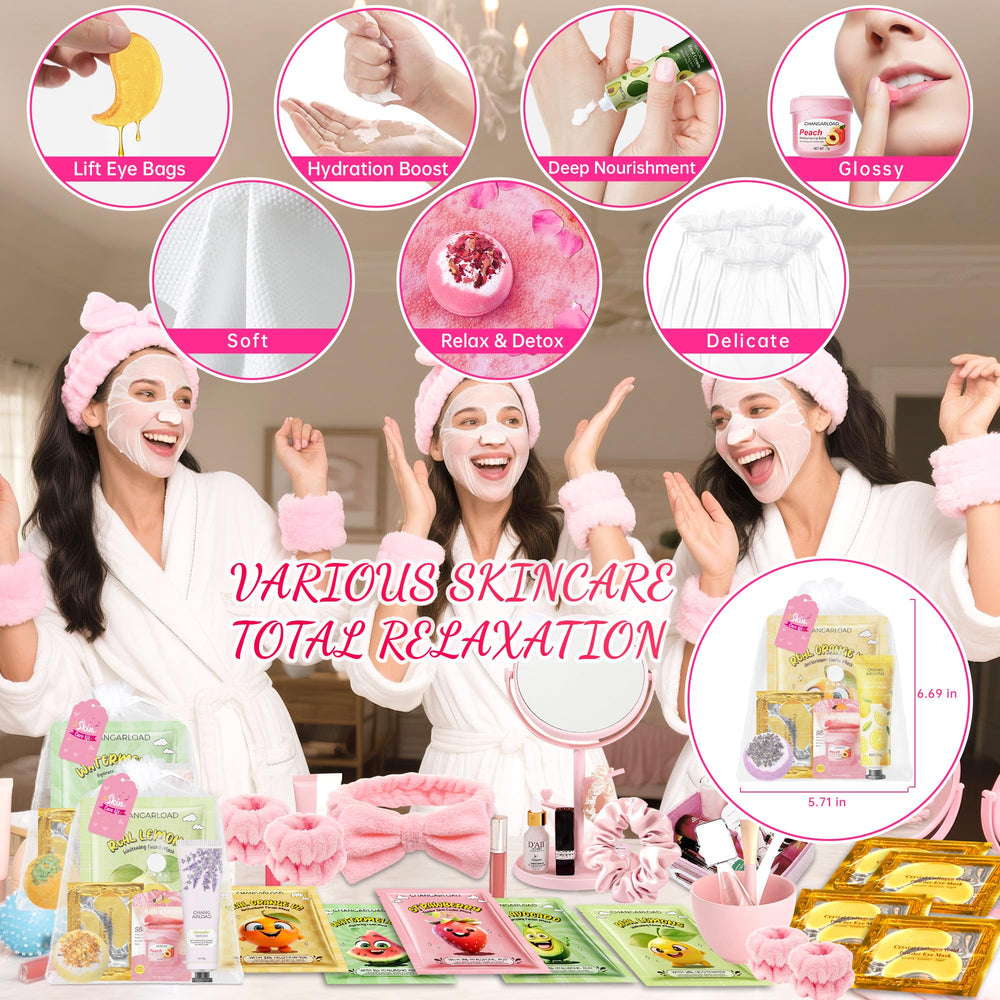 CHANGARLOAD bath salt balls ease muscle tension with calming aromas.