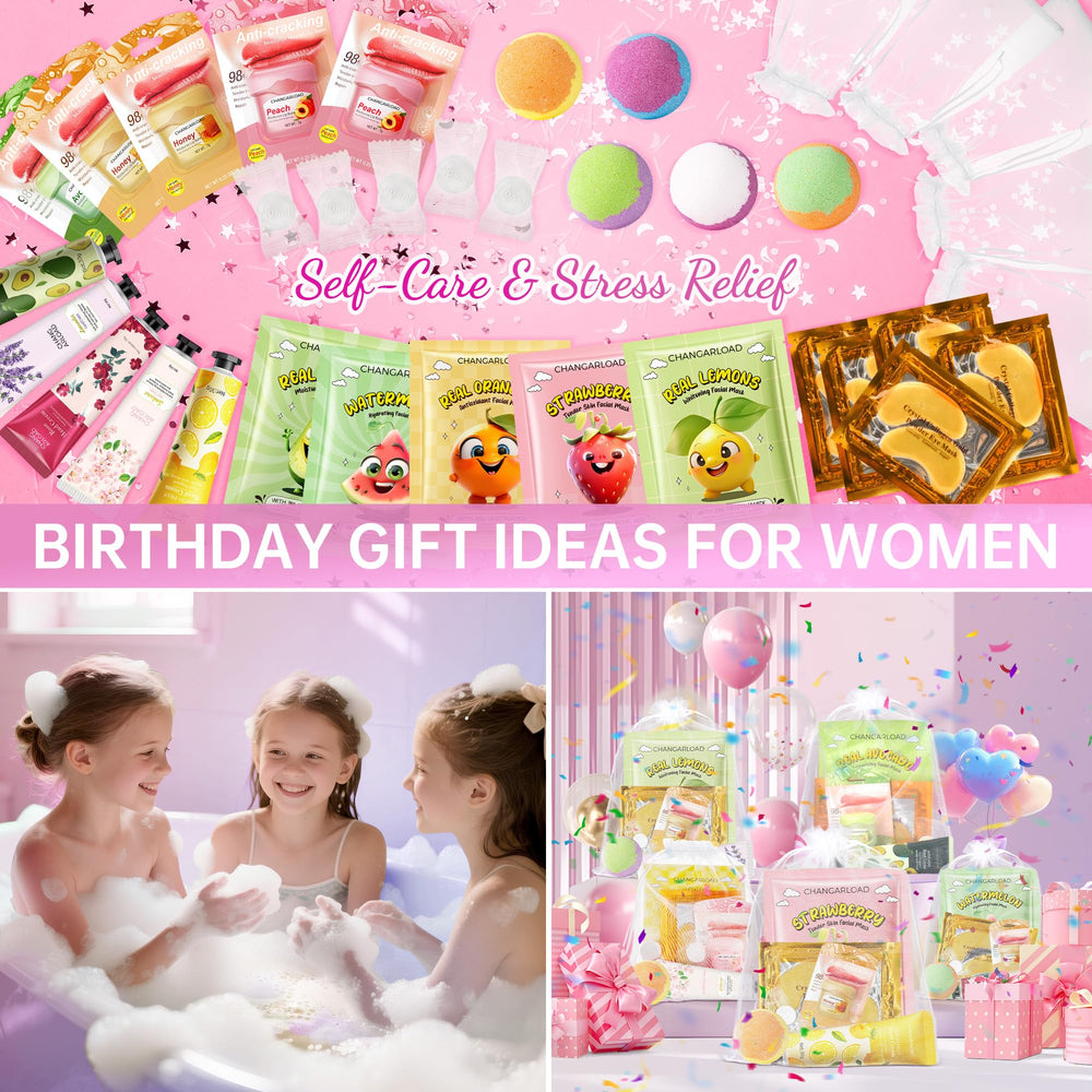 CHANGARLOAD gift bags present a complete spa experience for birthdays or sleepovers.