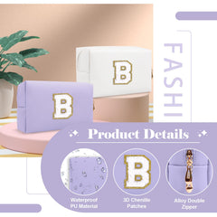 ChaoGreat waterproof PU surface keeps cosmetics dry during trips.