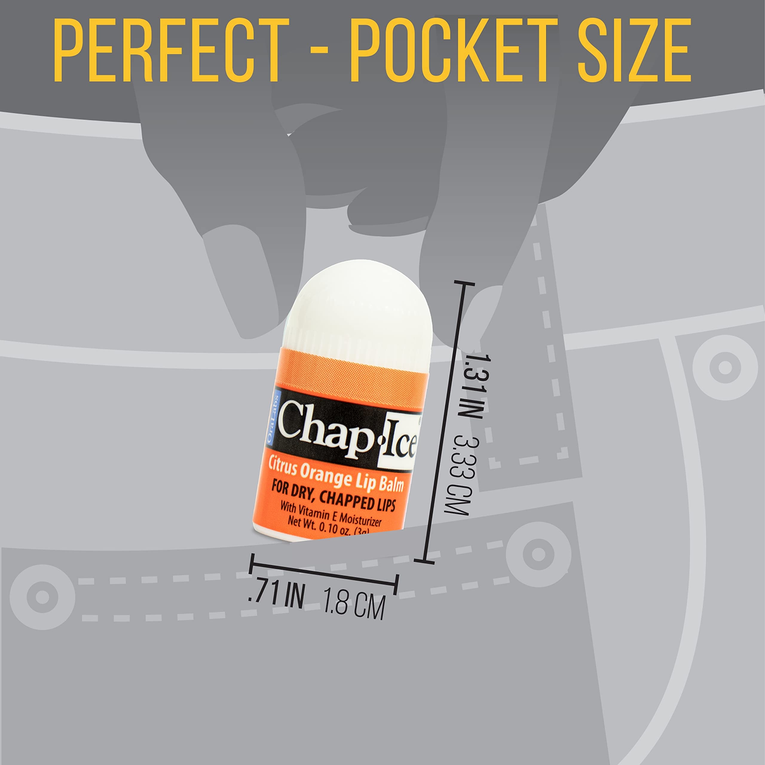 CHAP-ICE beeswax flavor lip balm for conditioning hydration