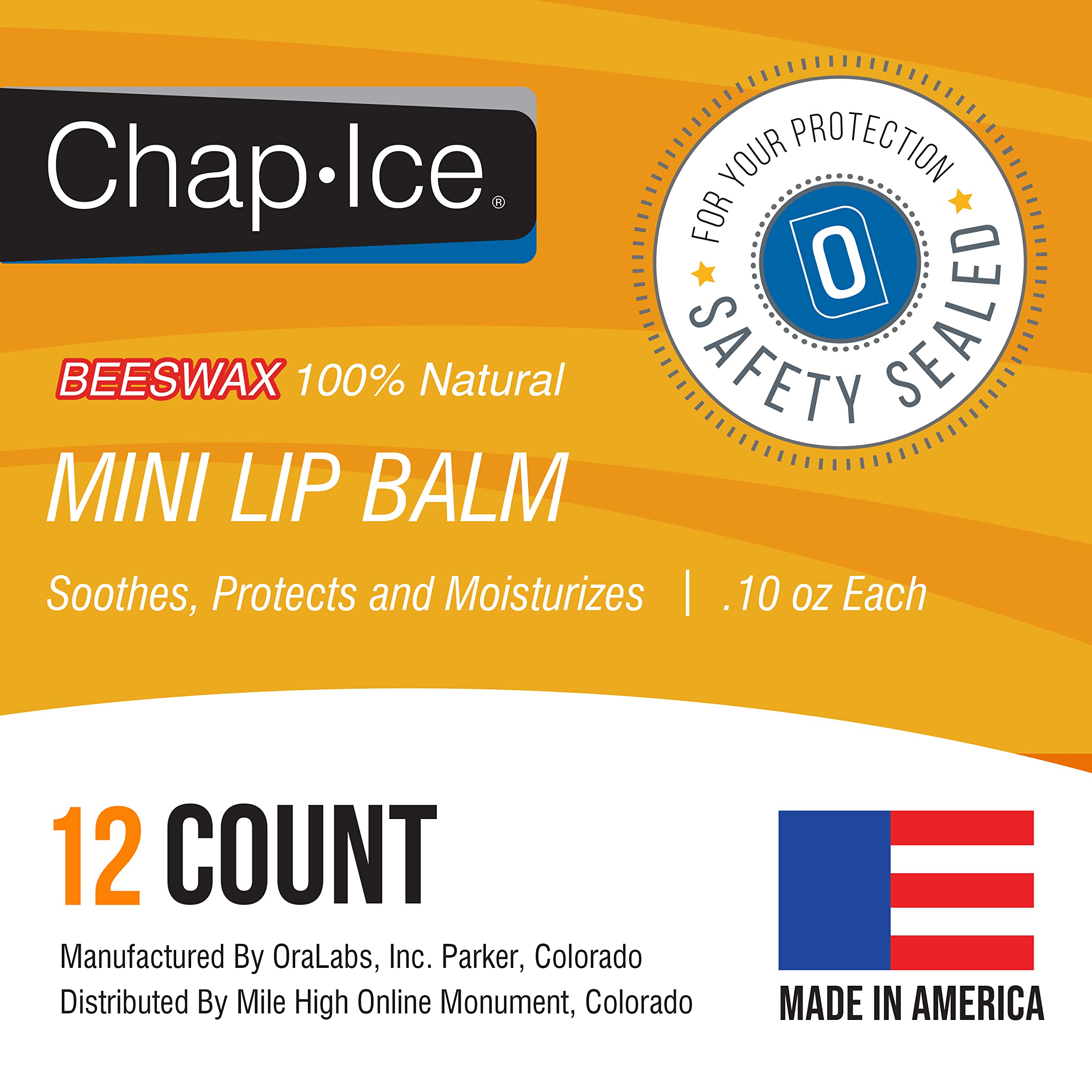 Chap-Ice lip balm on the go fits in bags, pockets, car compartments.