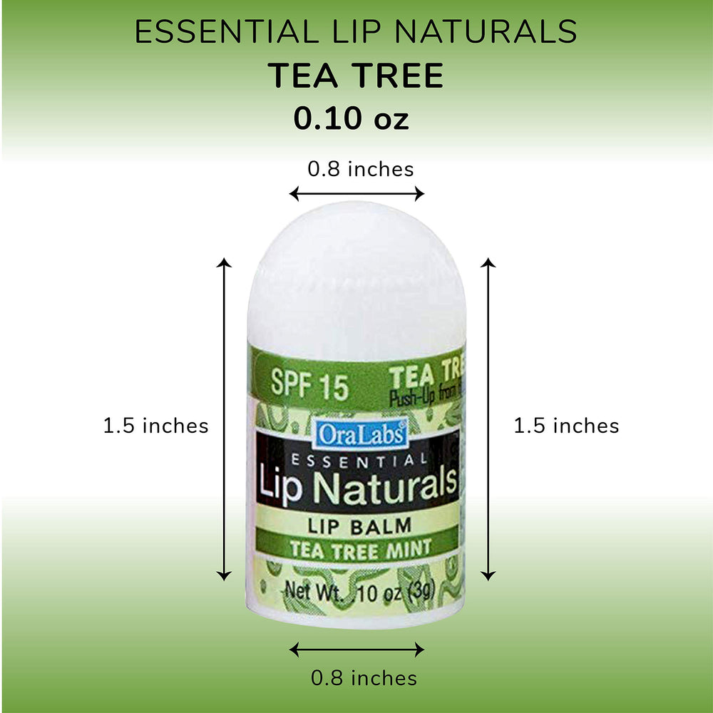 CHAP-ICE Lip Naturals SPF-15 label highlights lip sun protection.