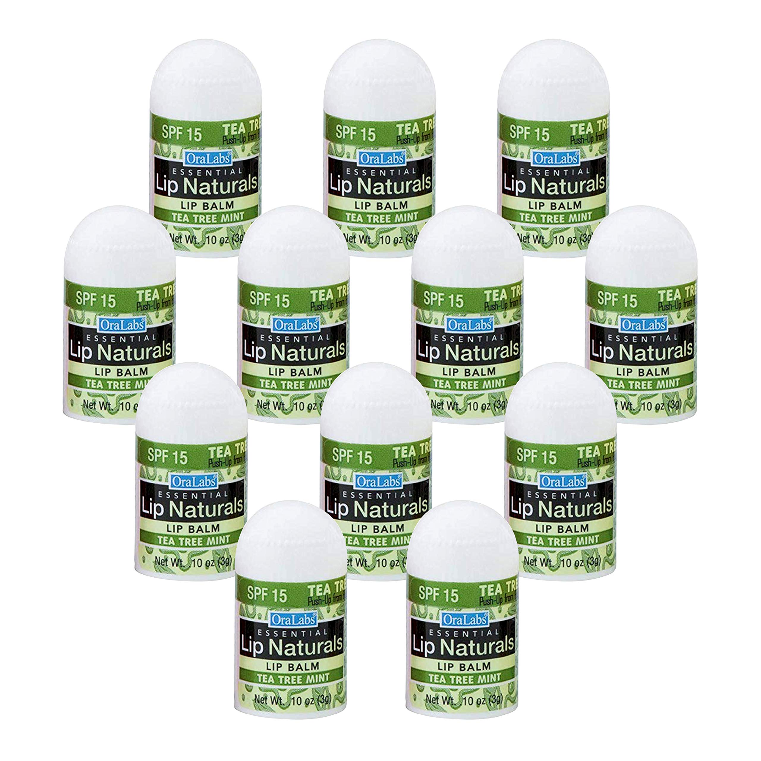 CHAP-ICE Lip Naturals mini tea tree balm SPF15 pack — convenient on-the-go hydration