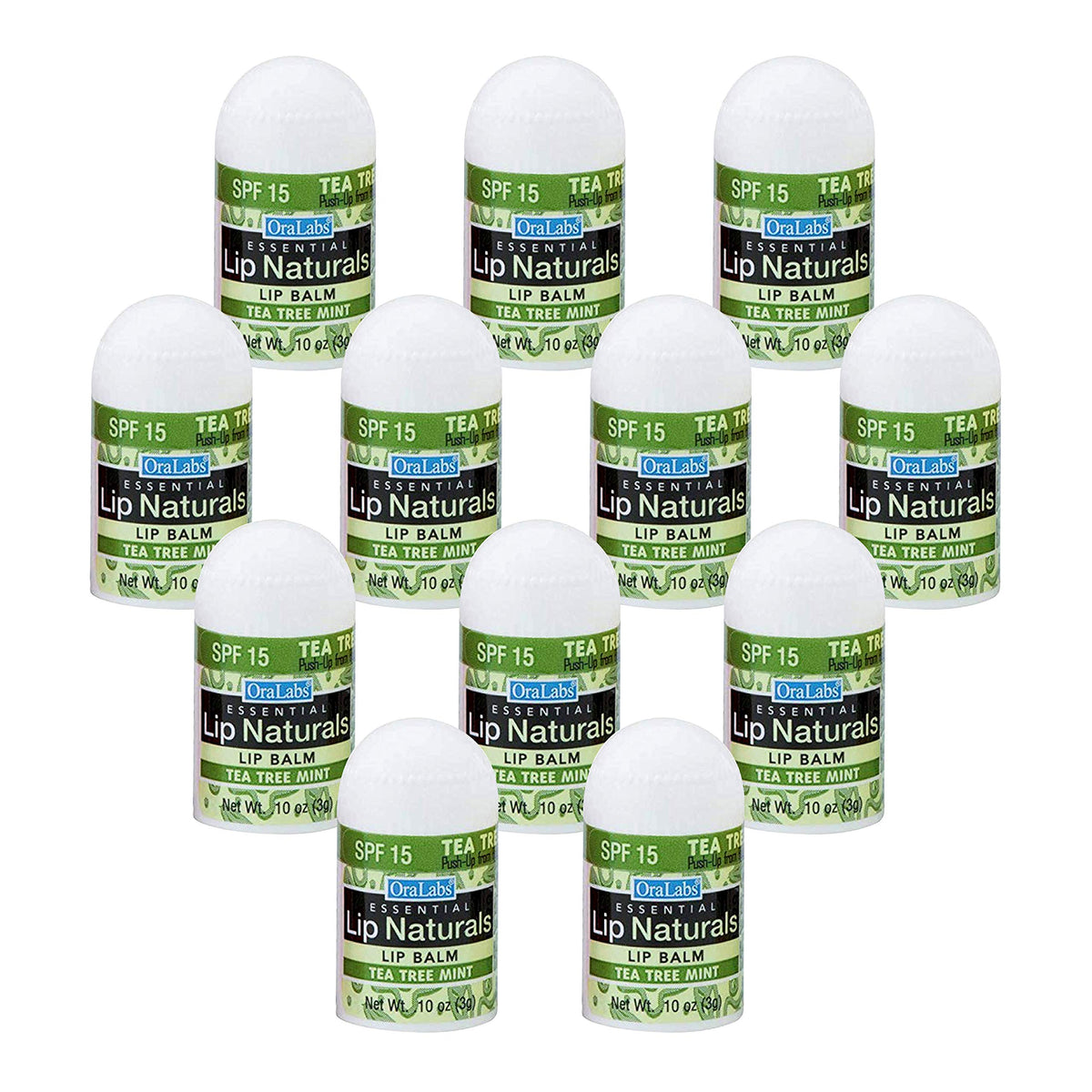 CHAP-ICE Lip Naturals mini tea tree balm SPF15 pack — convenient on-the-go hydration