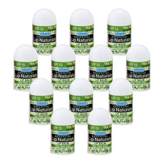 CHAP-ICE Lip Naturals mini tea tree balm SPF15 pack — convenient on-the-go hydration