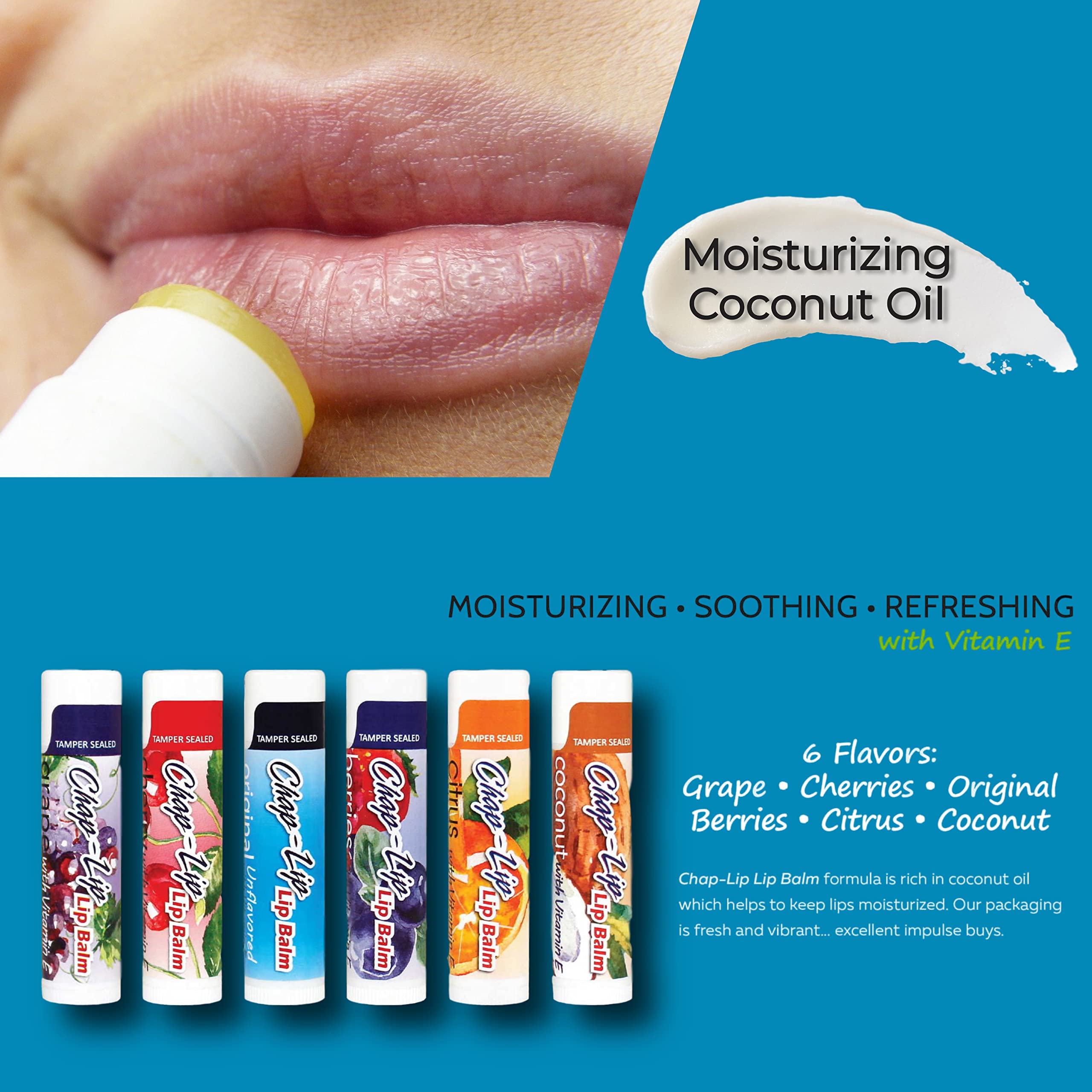 Chap-Lip Lip Balm usa-made – proudly produced in the USA with gentle care