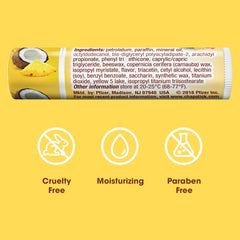 ChapStick Aloha Coconut tubes close-up highlighting smooth application and tropical lip care