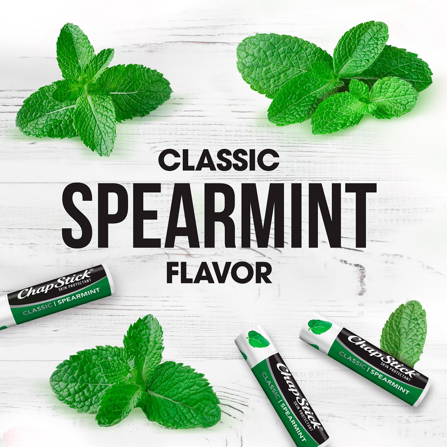 ChapStick bulk packaging for quick restock and travel friendly mint moisture.