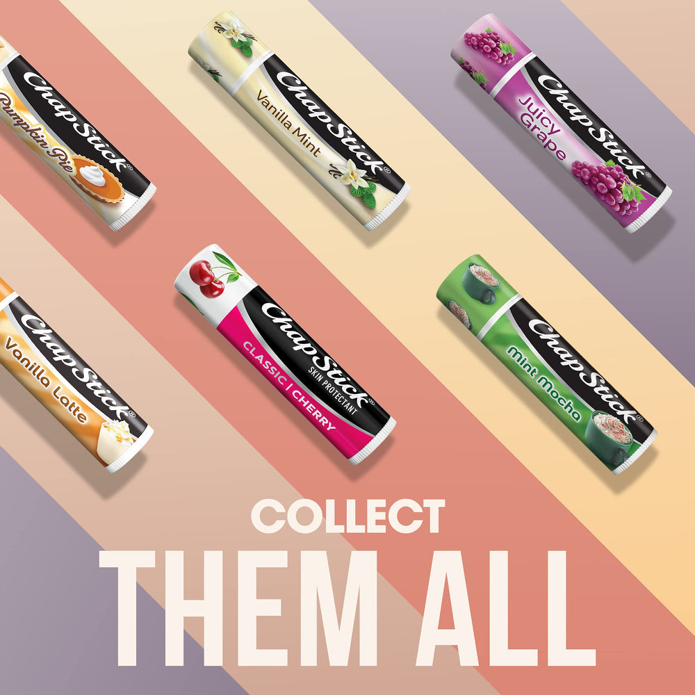 ChapStick Classic Cherry creamy glide across lips for lasting softness