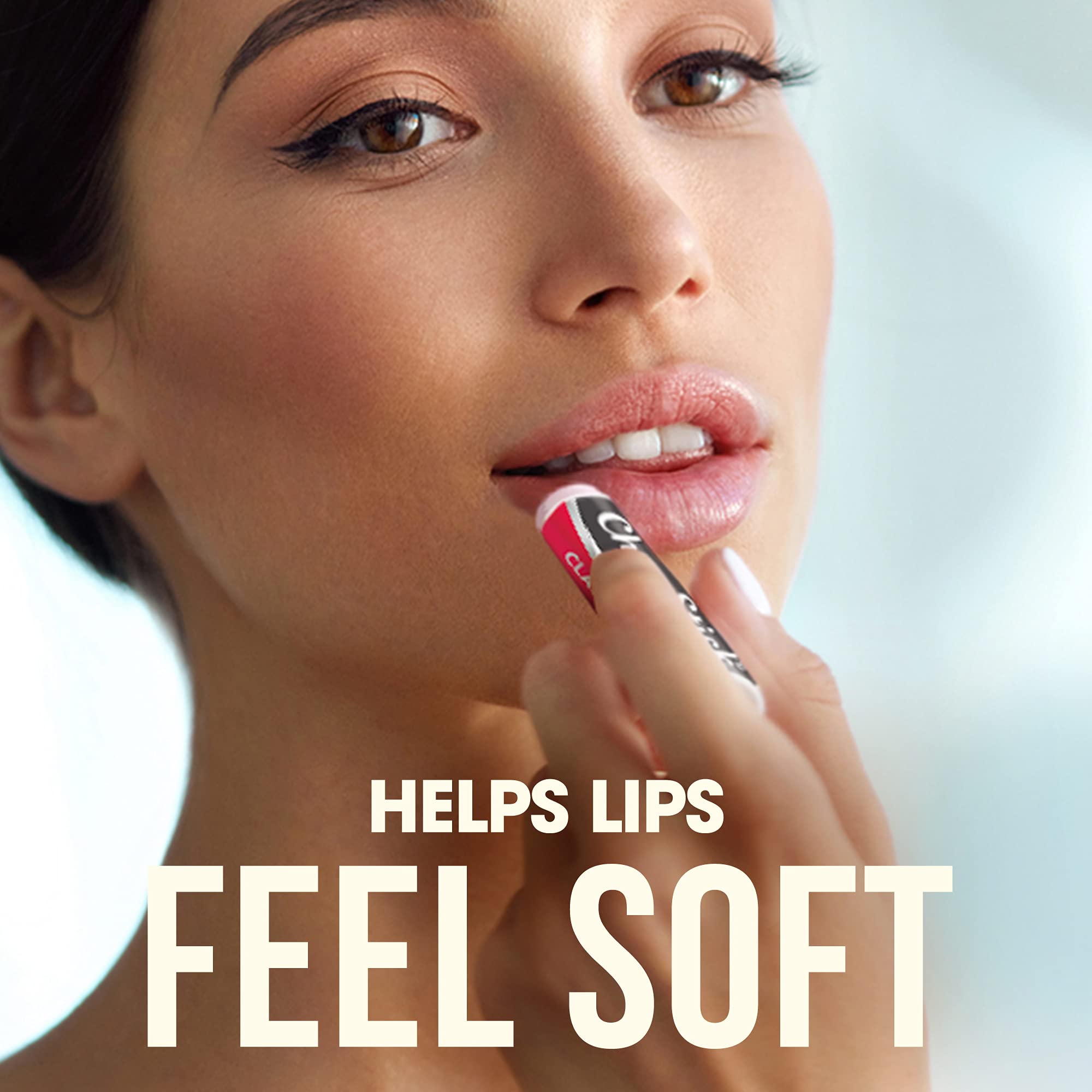 ChapStick Classic Cherry on lips demonstrating daily moisture and natural sheen