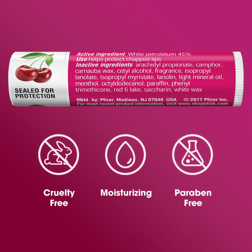 ChapStick Classic Cherry shareable 12-pack ideal for family lip care