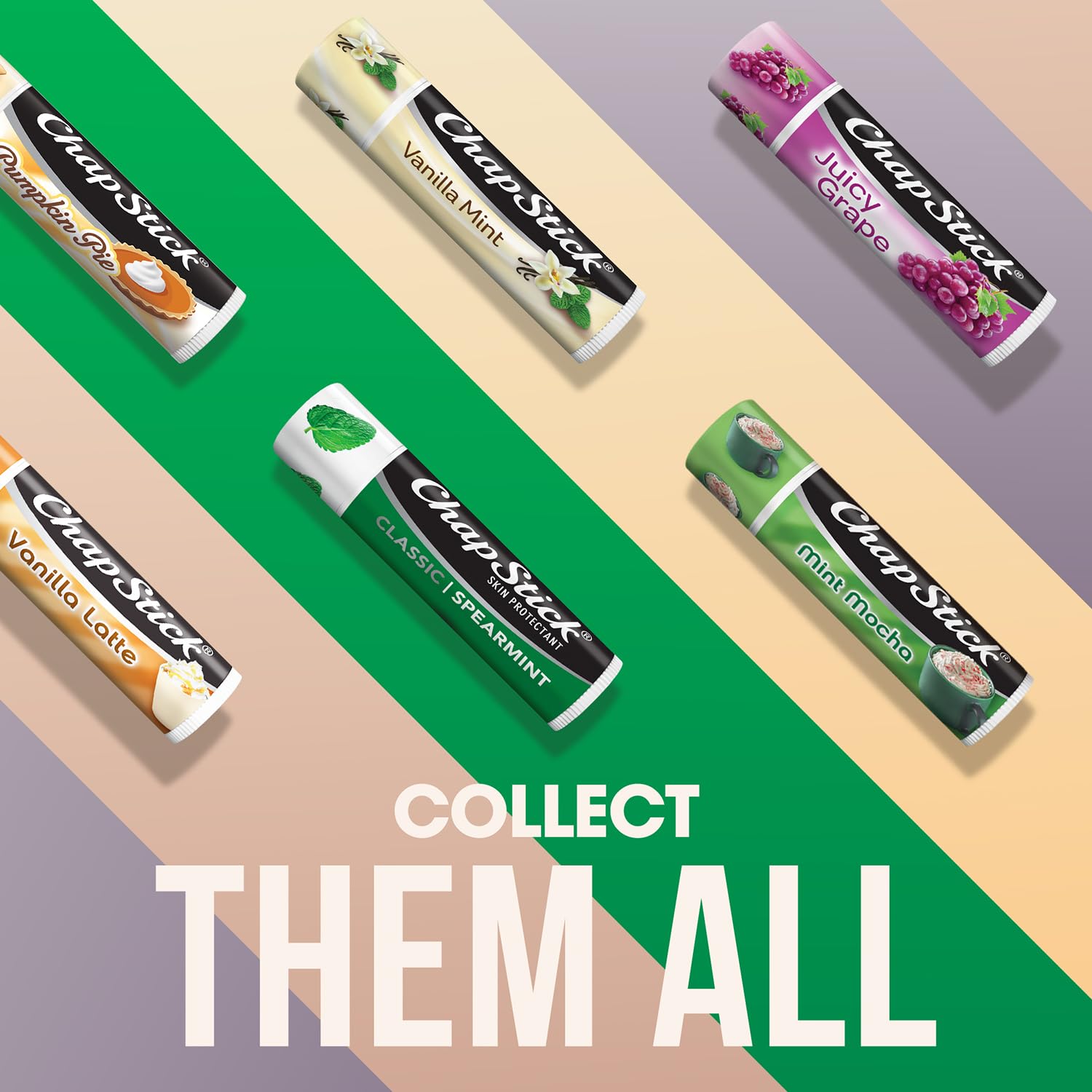 ChapStick daily-use lip balm works as a base under lipstick for smooth application.