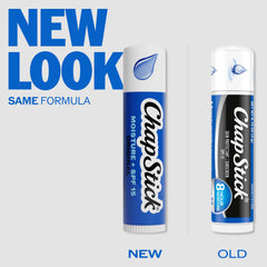 Hand holding ChapStick stick to show size and portable convenience