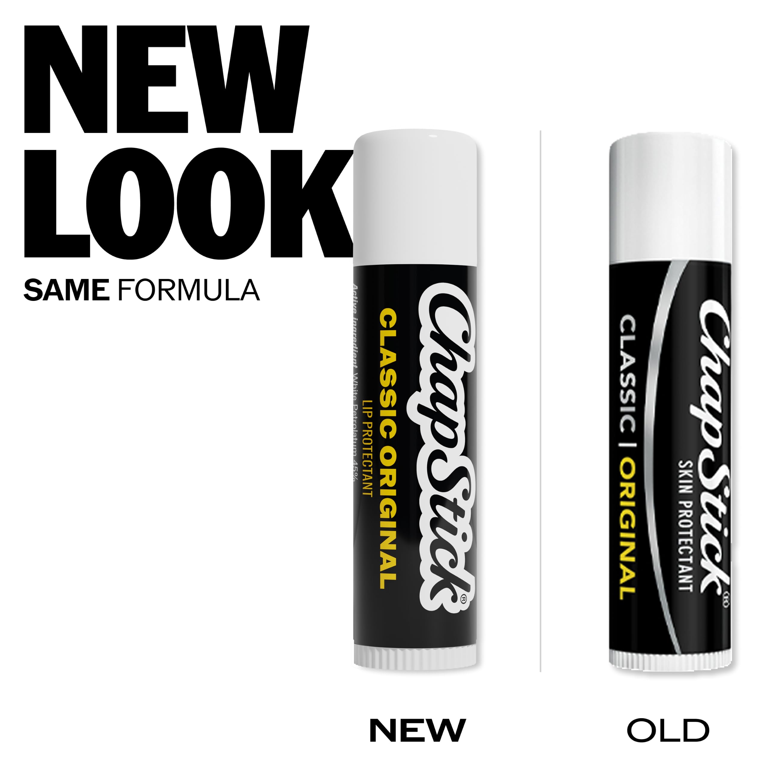 Hand holding ChapStick Original demonstrating compact size and convenience