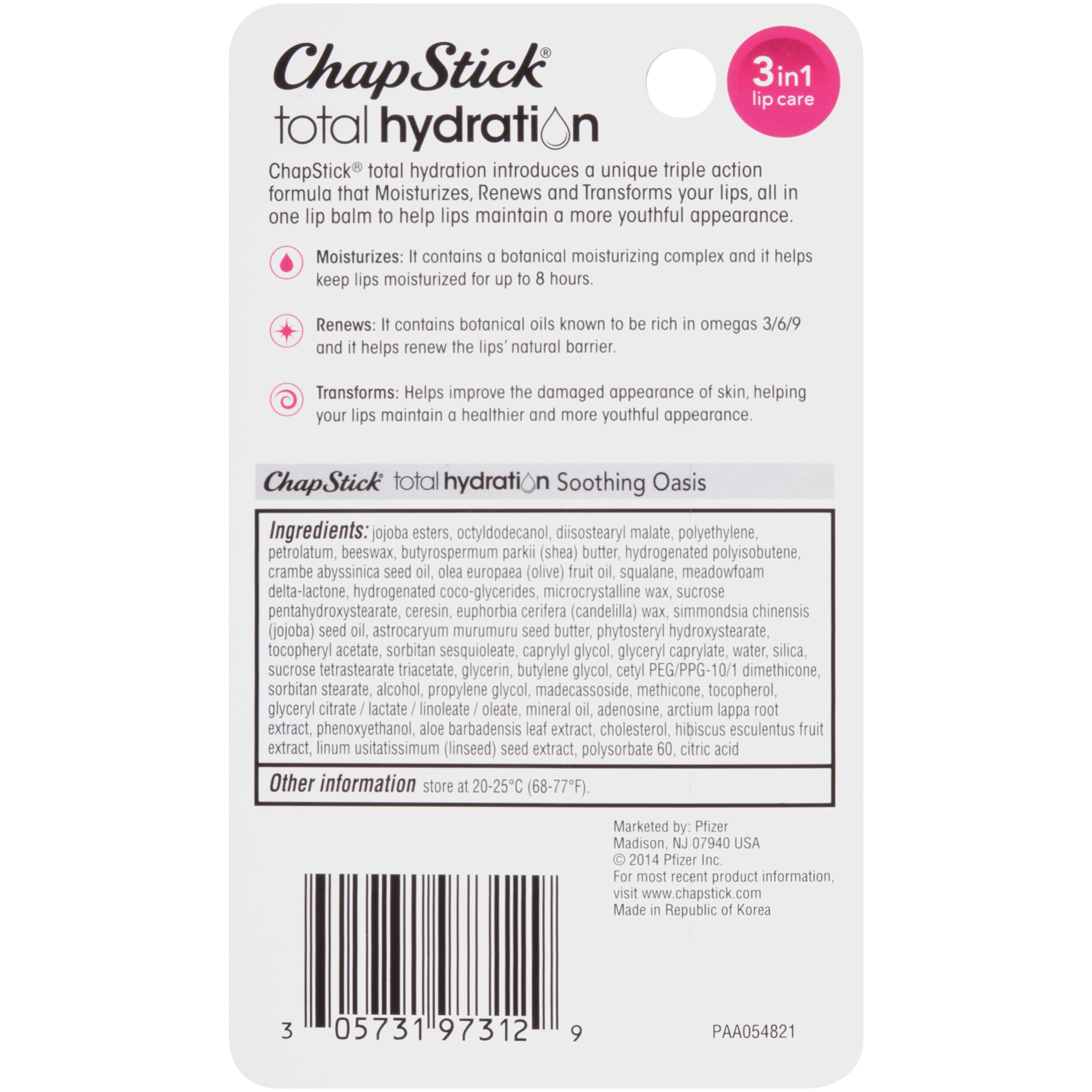 ChapStick portable lip balm tube ideal for purses and desks