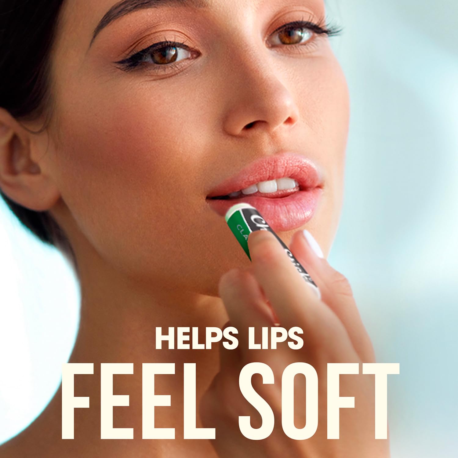 ChapStick Spearmint lip balm application during daily routines for soothing dry lips.