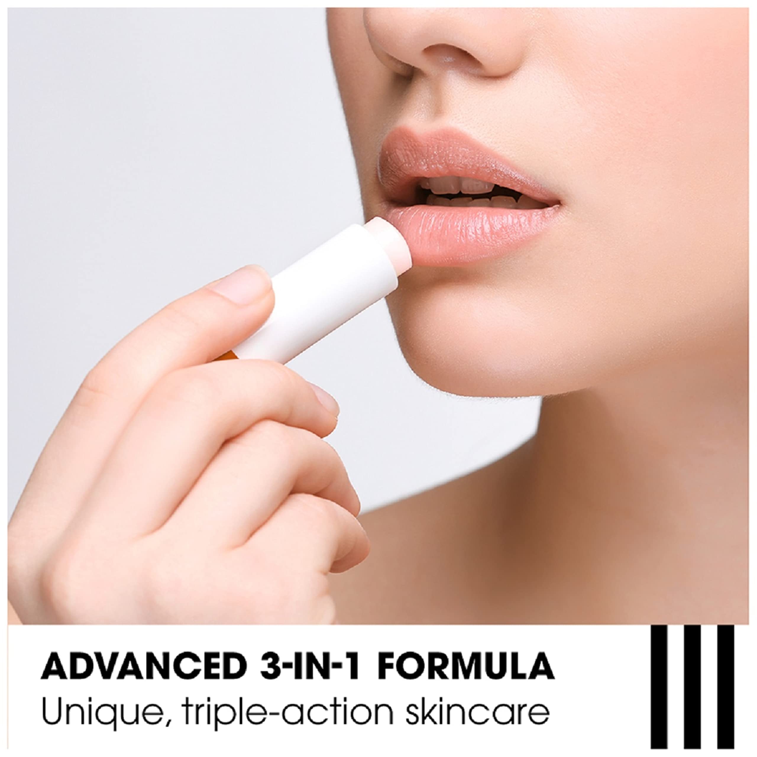 ChapStick Total Hydration Coconut Lip Balm Packaging; compact tube fits pockets and purses.