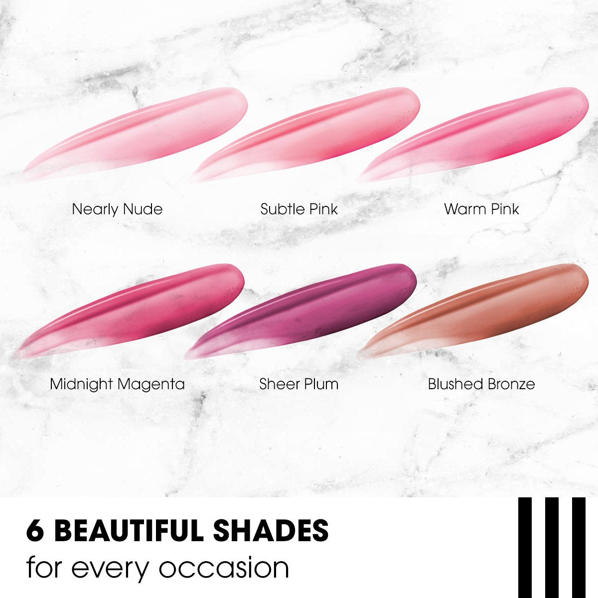 ChapStick Total Hydration lip oil texture close-up shows light, non-greasy feel.