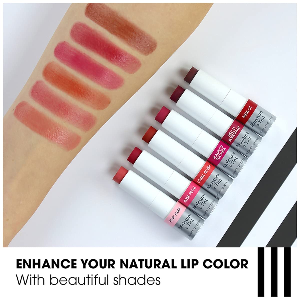 ChapStick Total Hydration Tint Coral Blush fits easily in a purse for daily use.