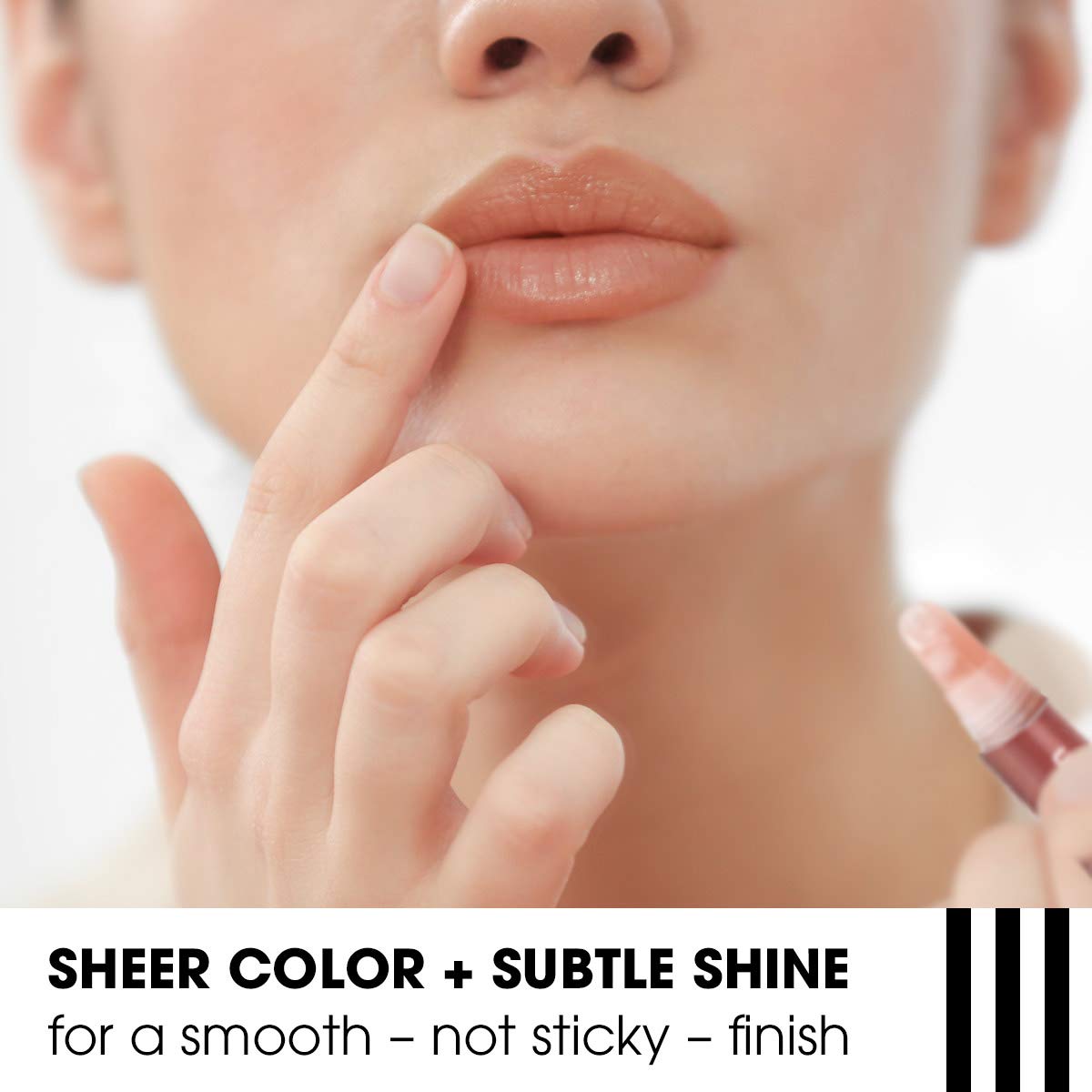 ChapStick Total Hydration shows vitamin E and C for nourished, revitalized lips.