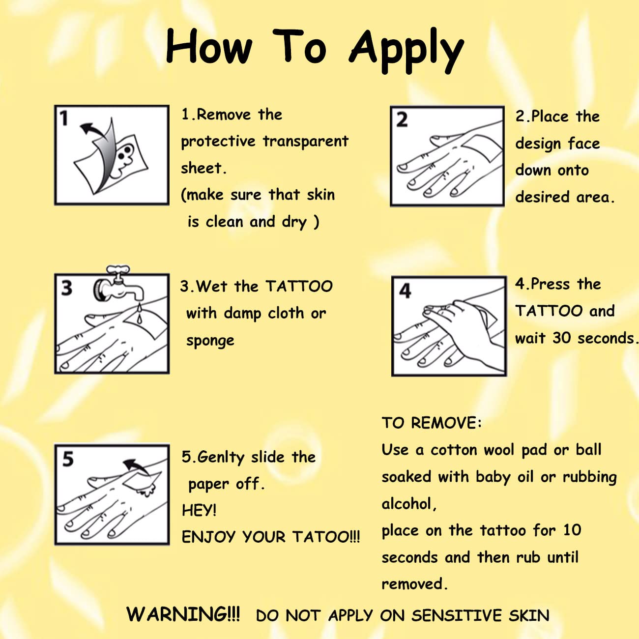 CHARLENT removable tattoos wash off with soap, convenient for school rewards and events.