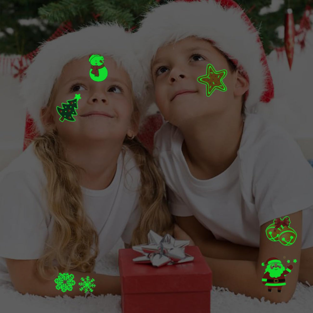 CHARLENT Glow Tattoos are waterproof and sweat resistant for active play