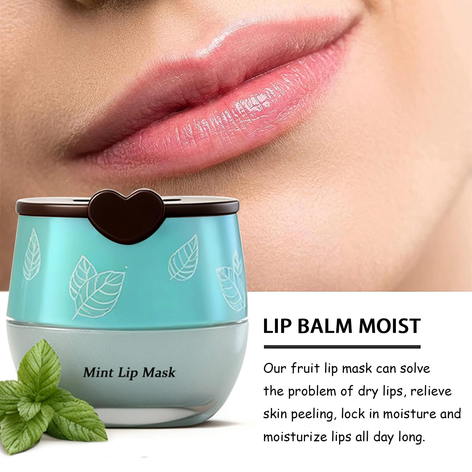 Charm Kiss delicate honey-pot packaging includes space for a lip brush.