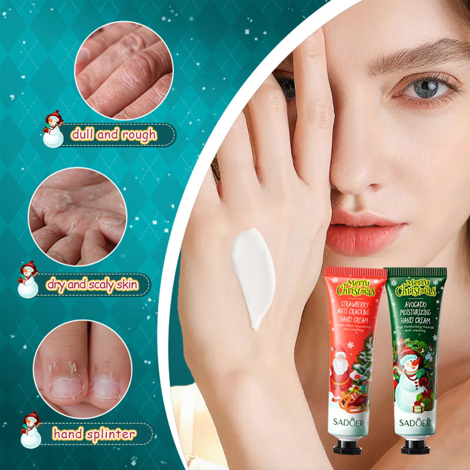 Charm Kiss lip balm kiwi-scent close-up shows smooth lips with lasting hydration