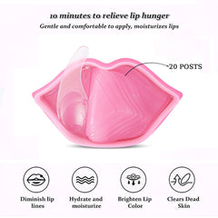 Charm Kiss lip mask 20-tablets box supports simple morning and evening use.