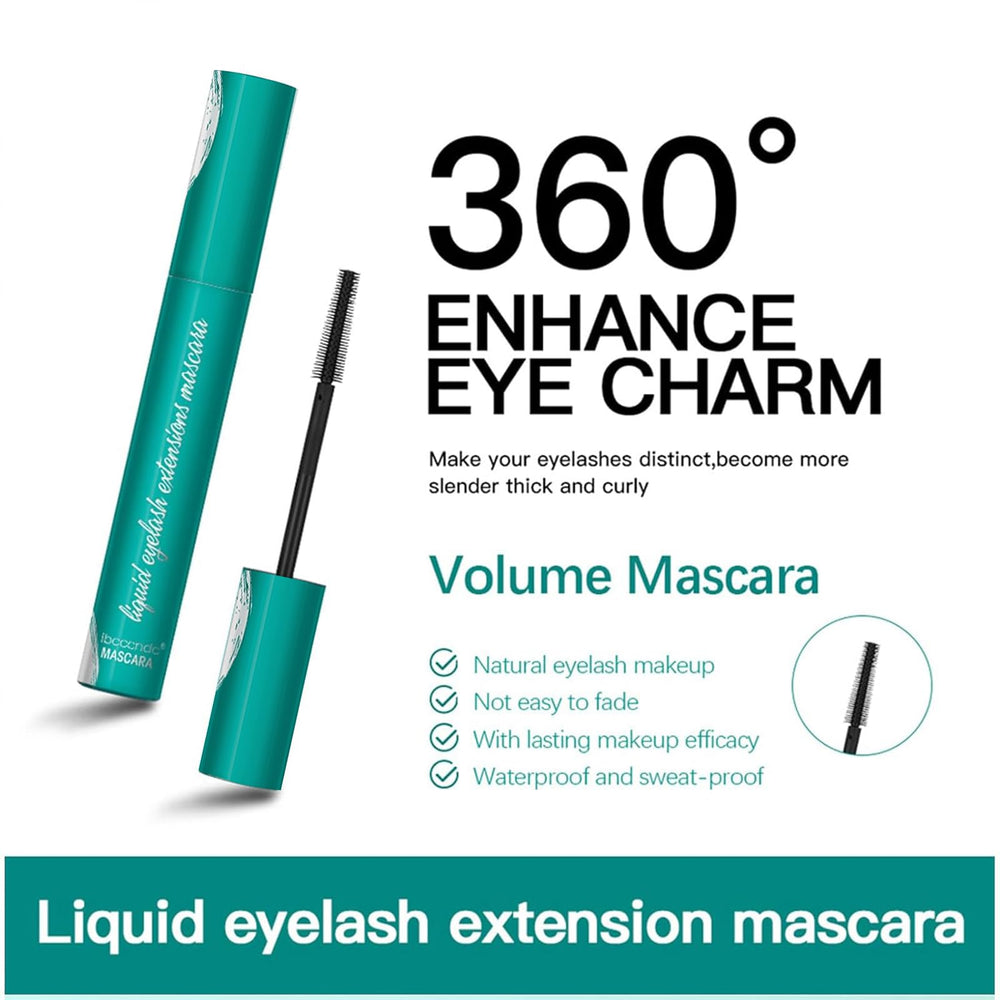 Charm Kiss waterproof formula helps lashes stay neat and smudge-free.
