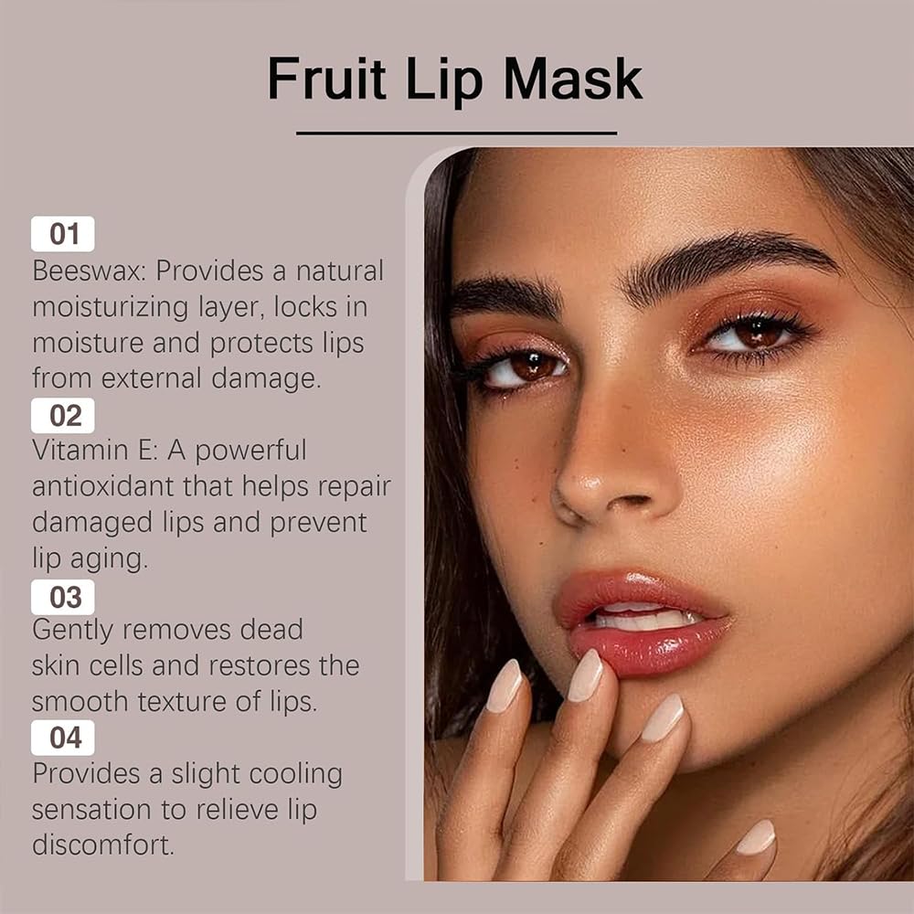 Charm Kiss winter lip care mask provides moisture for cold days.