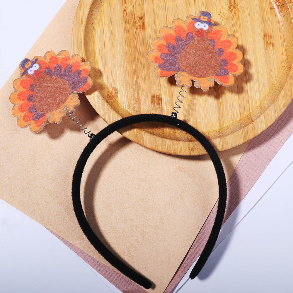 CHARMARK Turkey headband autumn party décor example with seasonal flair.