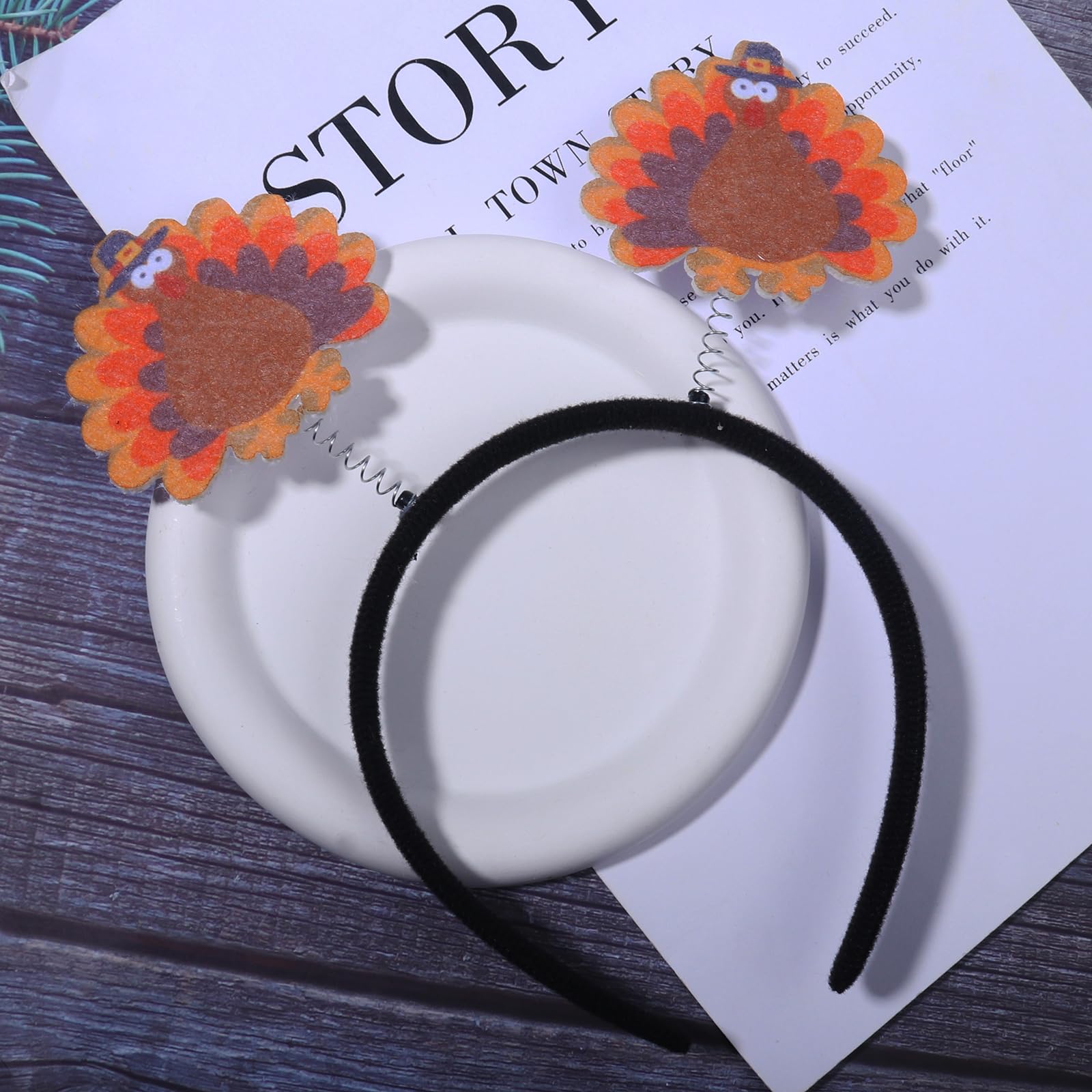CHARMARK Turkey headband festive accessory for family gatherings and parties.
