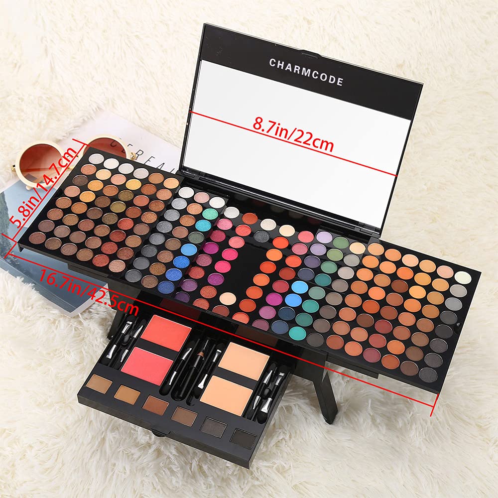 CHARMCODE 190 Colors face makeup with blush and concealer for seamless complexion.