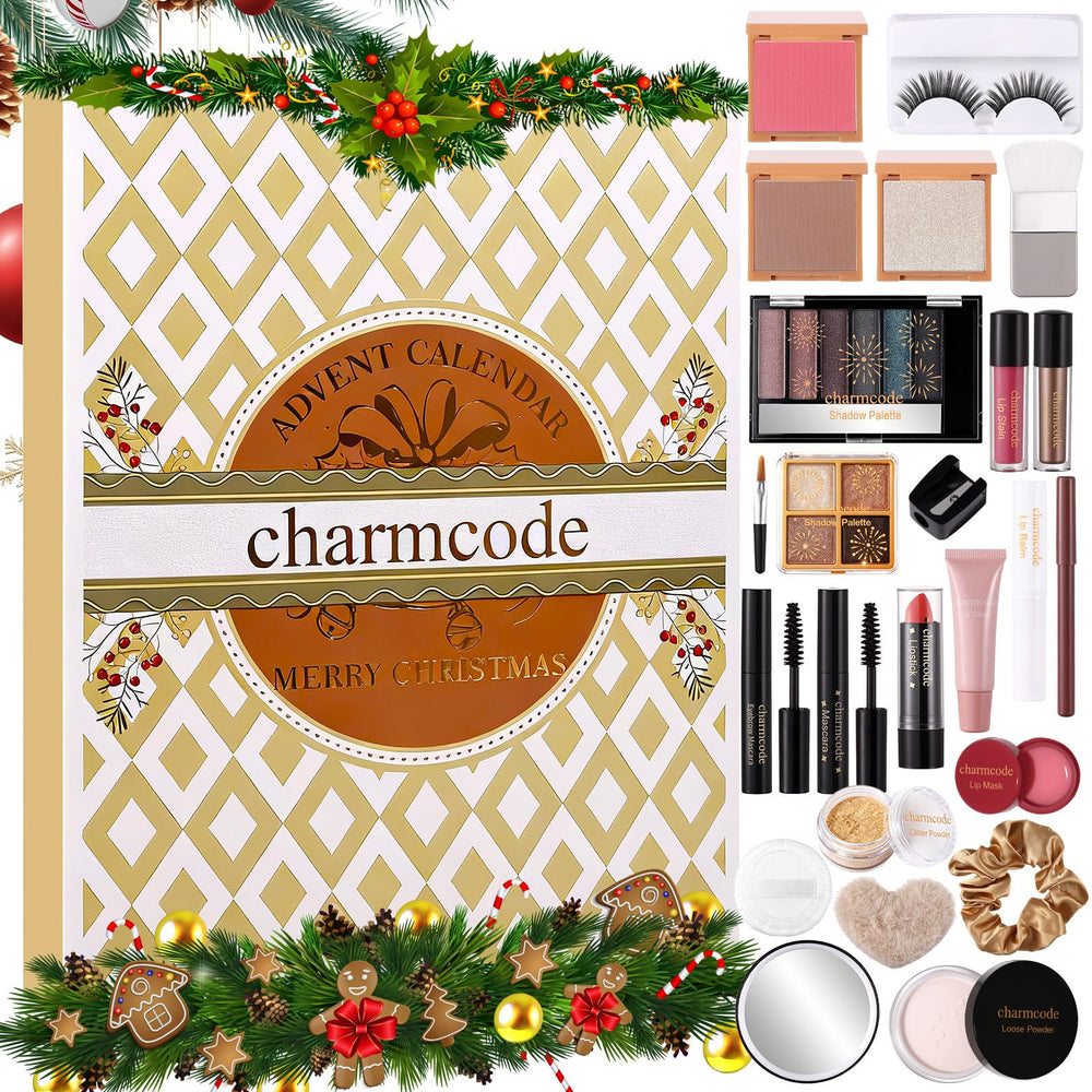 CHARMCODE compact-mirror-hair-accessories closeup for on-the-go touch-ups.