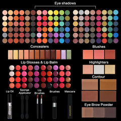 Charmcode eyeshadow palette swatches highlight rich matte and shimmer shades