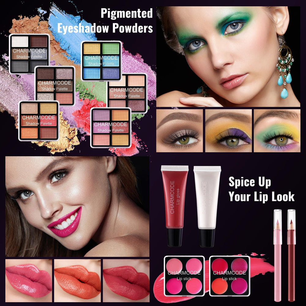CHARMCODE eyeshadow-palettes-collection offers matte to shimmer shades for versatile makeup.