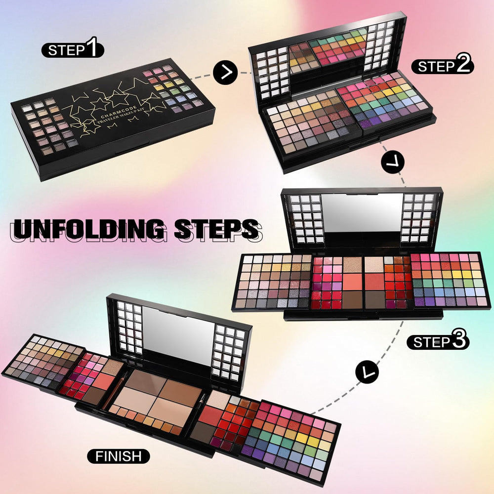 Charmcode gift-ready packaging emphasizes thoughtful makeup gift for holidays and occasions.