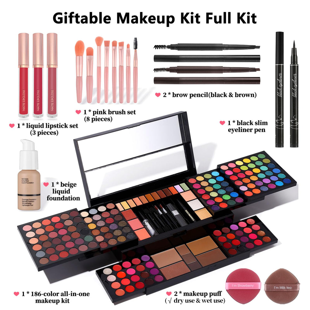 Charmcode gift-ready makeup set display emphasizes thoughtful, versatile present