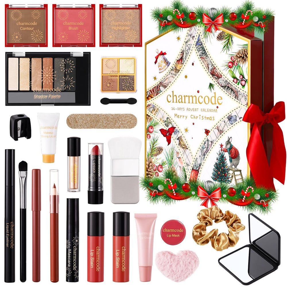 CHARMCODE makeup advent calendar 24 days box inspires daily festive looks