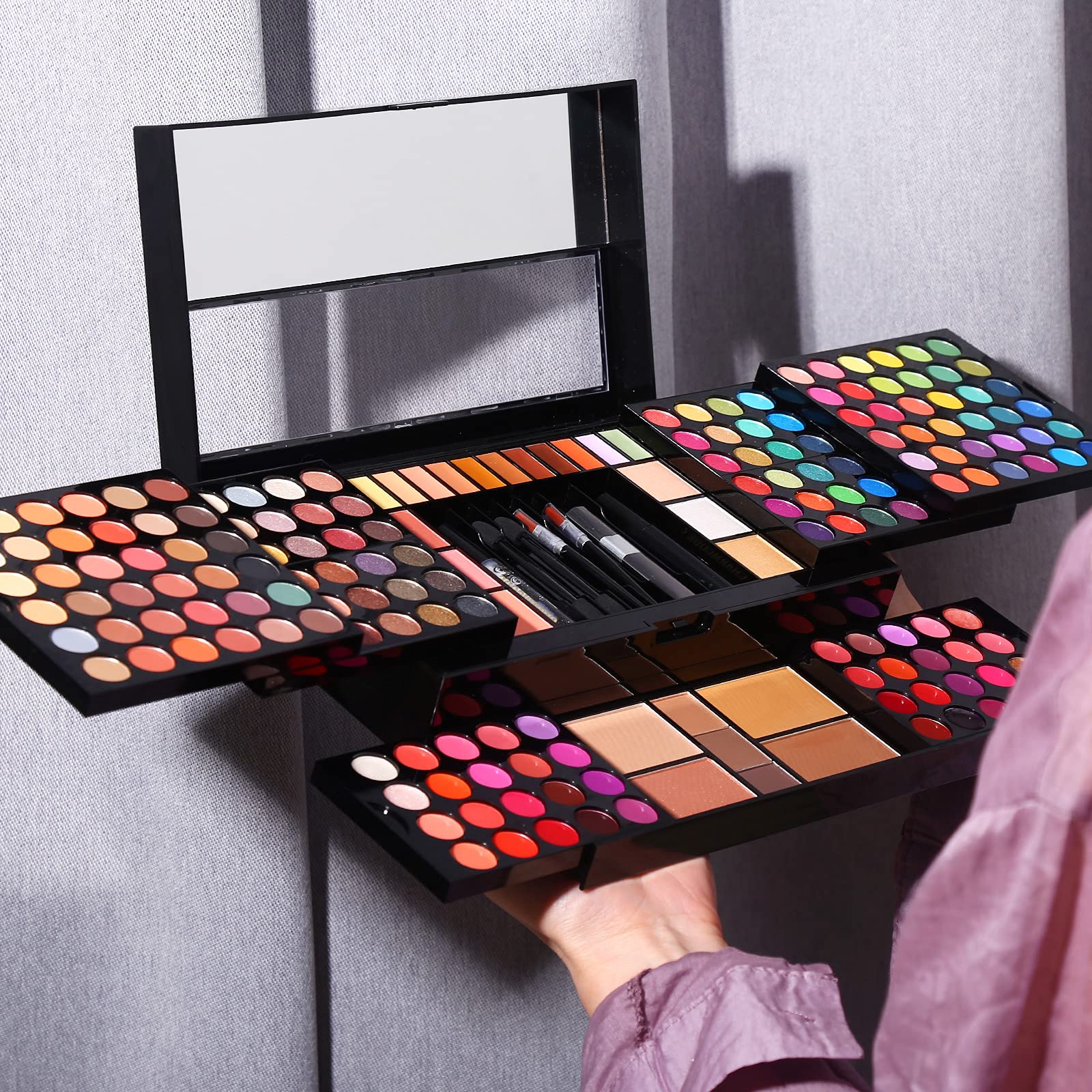 CHARMCODE built-in-mirror mascara and brushes for precise application anywhere