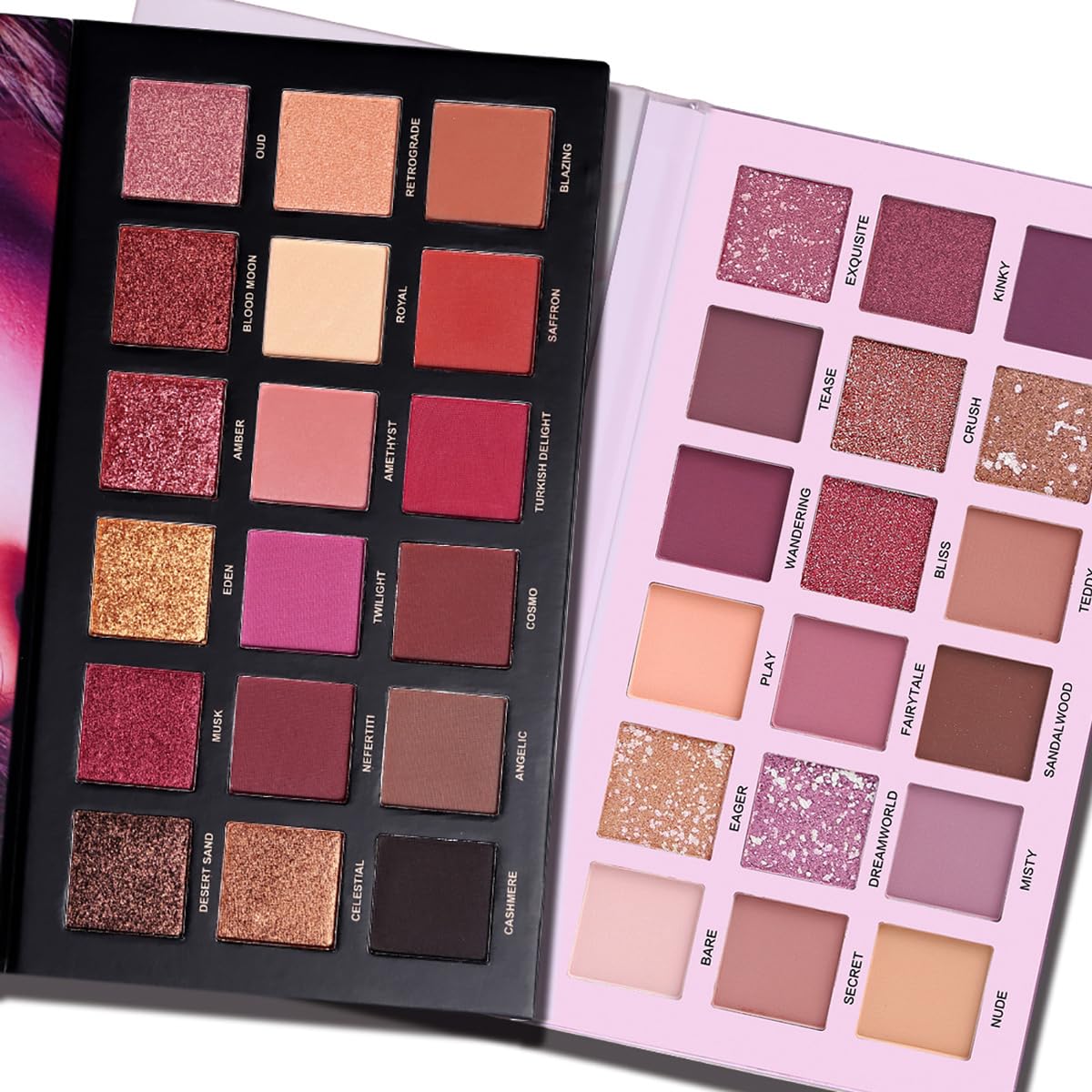CHARMCODE Twilight Dusk palette compact for on-the-go dramatic colors.
