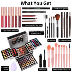CHARMCODE lip gloss set in six shades for glossy, comfortable wear.