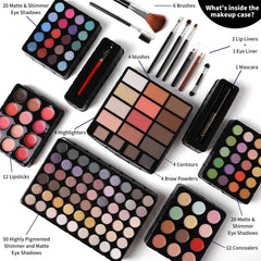 CHARMCODE makeup brush set enables smooth, even application.