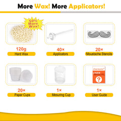 Charmonic nose wax kit applicators ready for precise, painless nostril hair removal.