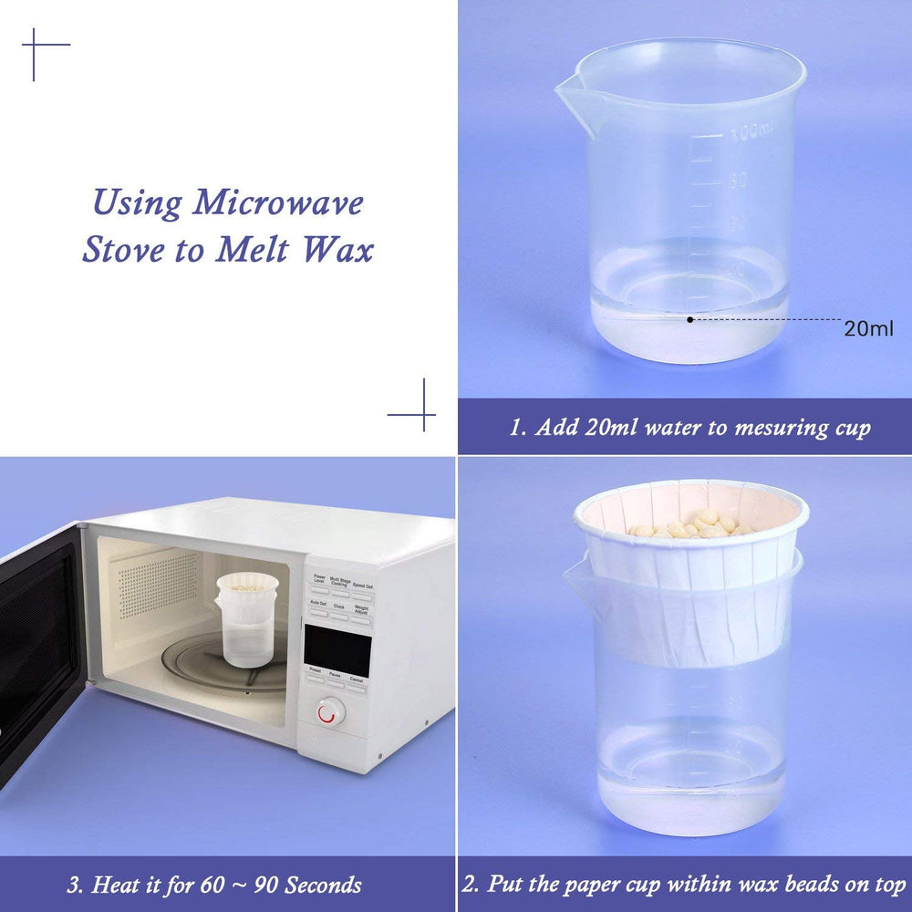 Charmonic Nose Wax Kit cleanup visual suggests tidy finish and easy disposal.