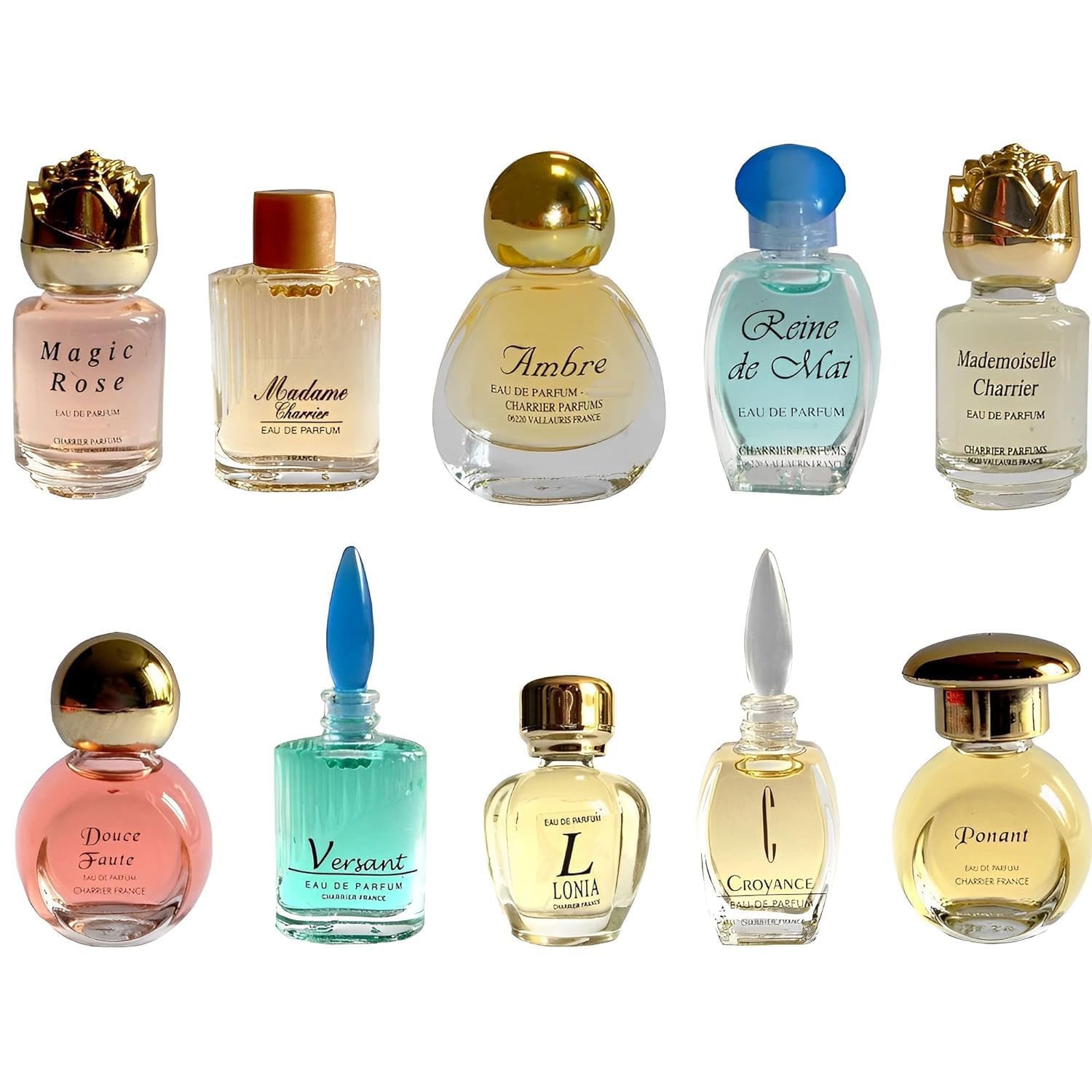 Charrier Parfums Ponant miniature bottle—classic coastal-inspired aroma on travels