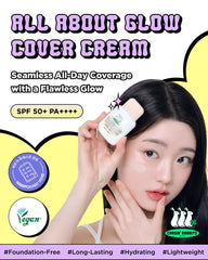 CHASIN' RABBITS All About Glow skin-blend swirls demonstrating smooth, natural finish.