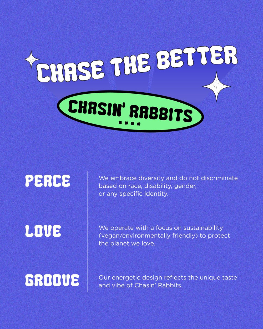 CHASIN' RABBITS All About Glow vegan formula highlights cruelty-free makeup vibes.